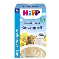 Hipp  BioMilchbrei Kindergrieß Vorteilspack  4062300060531 