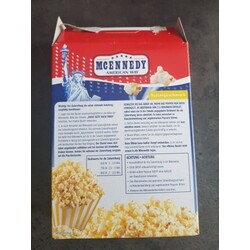 Popcorn Inhaltsstoffe