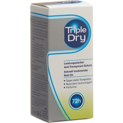 Test triple dry antitranspirant Antiperspirants/Deodorants and