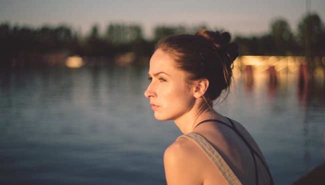Haut sonne Frau