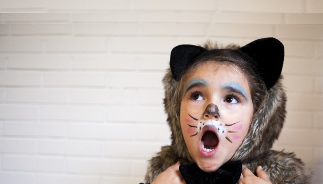Kind Karneval Schminke