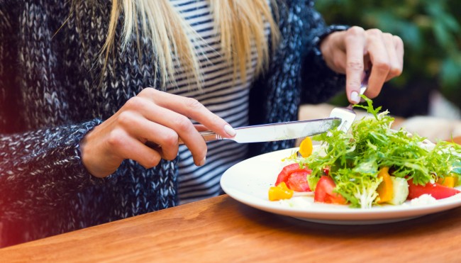Salat essen