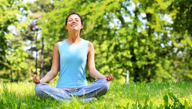 Yoga im Park